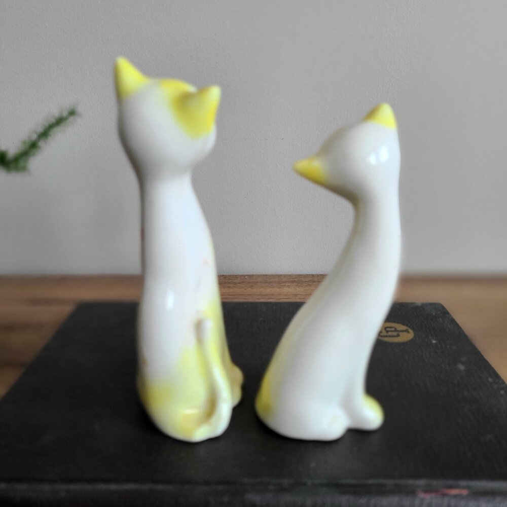 Vintage ceramic long neck kittens/cats figurines. Cat collection. - Picture 3 of 7